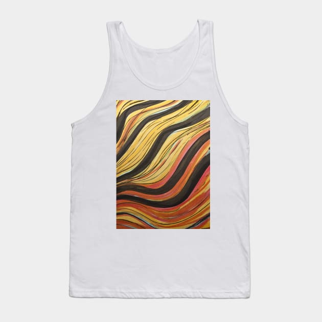 Ink & Charcoal #5 Tank Top by DomaDART